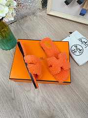 HERMES | Furry Flat Slippers 03 - 5