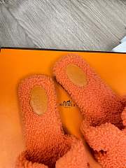 HERMES | Furry Flat Slippers 03 - 3