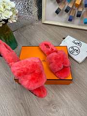 HERMES | Furry Flat Slippers 04 - 2