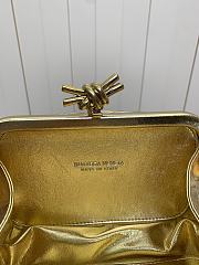 Bottega Veneta Knot Padded Intreccio Gold and Silver Gradient - 5
