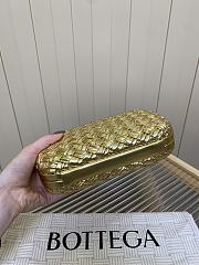 Bottega Veneta Knot Padded Intreccio Gold - 5