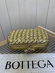 Bottega Veneta Knot Padded Intreccio Gold - 3