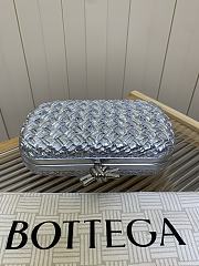 Bottega Veneta Knot Padded Intreccio Silver - 2