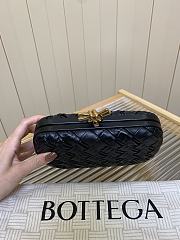 Bottega Veneta Knot Padded Intreccio Black - 4