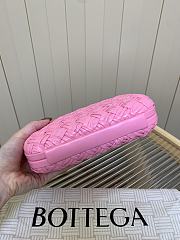 Bottega Veneta Knot Padded Intreccio Pink - 5