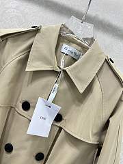 DIOR | Lapel Belted Trench Coat  - 4