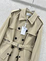 DIOR | Lapel Belted Trench Coat  - 6