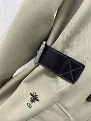 DIOR | trench coat features a lapel and belt 01 - 3