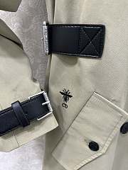 DIOR | trench coat features a lapel and belt 01 - 4