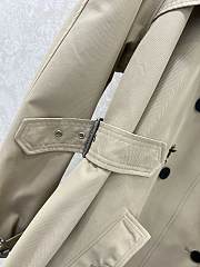 DIOR | trench coat features a lapel and belt 02 - 4