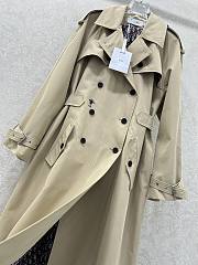 DIOR | trench coat features a lapel and belt 02 - 2