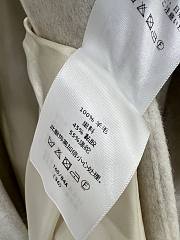 MIUMIU | Collar Peter Pan Wool Coat Dress White - 6