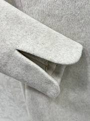 MIUMIU | Collar Peter Pan Wool Coat Dress White - 3