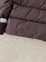 FENDI | Wool Collar Ski Down Jacket Burgundy - 5