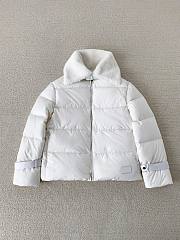FENDI | Wool Collar Ski Down Jacket White - 1