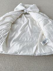 FENDI | Wool Collar Ski Down Jacket White - 3