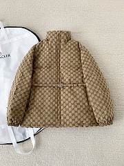 GUCCI | Jacquard Belt Down Canvas Bomber Jacket - 1