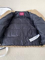 GUCCI | Jacquard Belt Down Canvas Bomber Jacket - 4