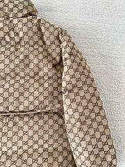 GUCCI | Jacquard Belt Down Canvas Bomber Jacket - 2