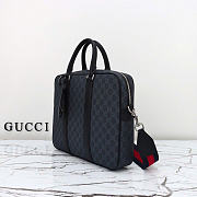 GUCCI | GG Black medium briefcase in black Supreme - 6