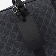 GUCCI | GG Black medium briefcase in black Supreme - 2