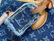 LOUIS VUITTON | Neverfull MM Bag Denim Blue - 2