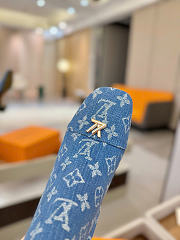 LOUIS VUITTON | Denim Ankle Boots 5cm Blue - 6