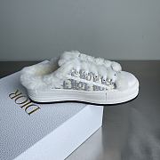 DIOR | Walk'n'Dior Lambskin Round Toe Platform Closed-Toe Slippers 01 - 3