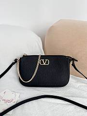 Valentino Garavani Mini VLogo Signature Crossbody Bag Black - 1