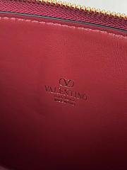 Valentino Garavani Mini VLogo Signature Crossbody Bag Burgundy - 6