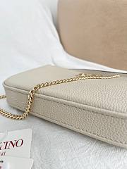 Valentino Garavani Mini VLogo Signature Crossbody Bag White - 6