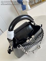 LOUIS VUITTON | Capucines East-West In Black Size 22x12x8 cm - 5