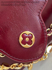 LOUIS VUITTON | Capucines East-West In Burgundy Size 22x12x8 cm - 6