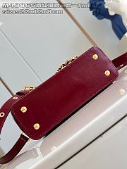 LOUIS VUITTON | Capucines East-West In Burgundy Size 22x12x8 cm - 3