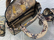 DIOR |  Women Medium Lady D-lite Bag Beige Multicolor - 4