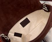 GUCCI | GG Marmont mini shoulder bag Dark brown - 6