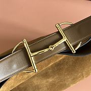 GUCCI | Women Suede Tote Bag In tan Color - 6