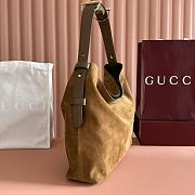 GUCCI | Women Suede Tote Bag In tan Color - 5