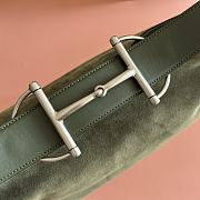 GUCCI | Women Suede Tote Bag In green Color - 6