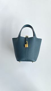HERMES | Picotin Lock Bleu Orage - 1