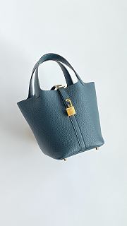 HERMES | Picotin Lock Bleu Orage - 2
