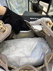 CHANEL | Small 25 handbag Wool tweed Gray - 6