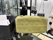 CHANEL | Small 25 handbag Wool tweed Green  - 5