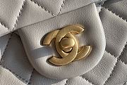 CHANEL | Lambskin Flap Bag In Light Blue - 3