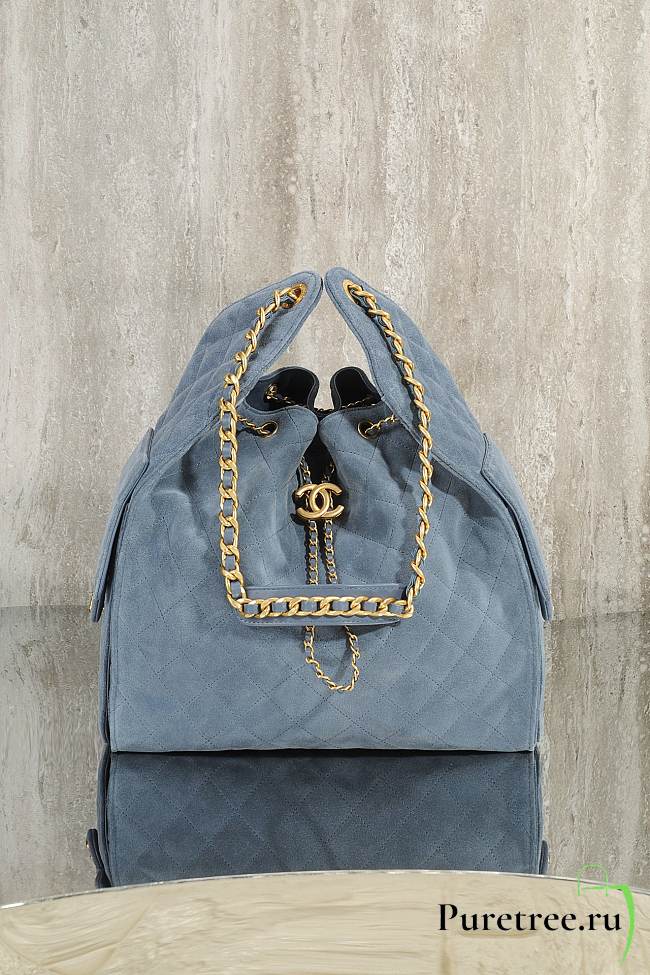 CHANEL | 25 Medium Hobo Bag In Blue - 1