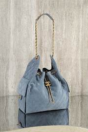 CHANEL | 25 Medium Hobo Bag In Blue - 4