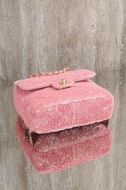 CHANEL | Quilted Sequins & Gold-Tone Metal Pink Backpack - 5