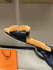 HERMES | Fur slippers 01 - 6