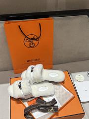 HERMES | Fur slippers 02 - 6