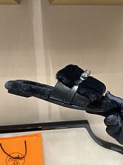 HERMES | Fur slippers 03 - 5